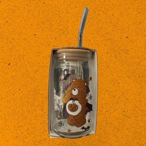 Care Bears Halloween glass tumbler 16 oz